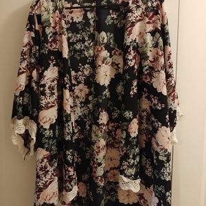 Liberty love 2x flower kimono